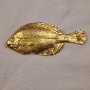 MDM Monte Di Mola Flounder Fish Brooch